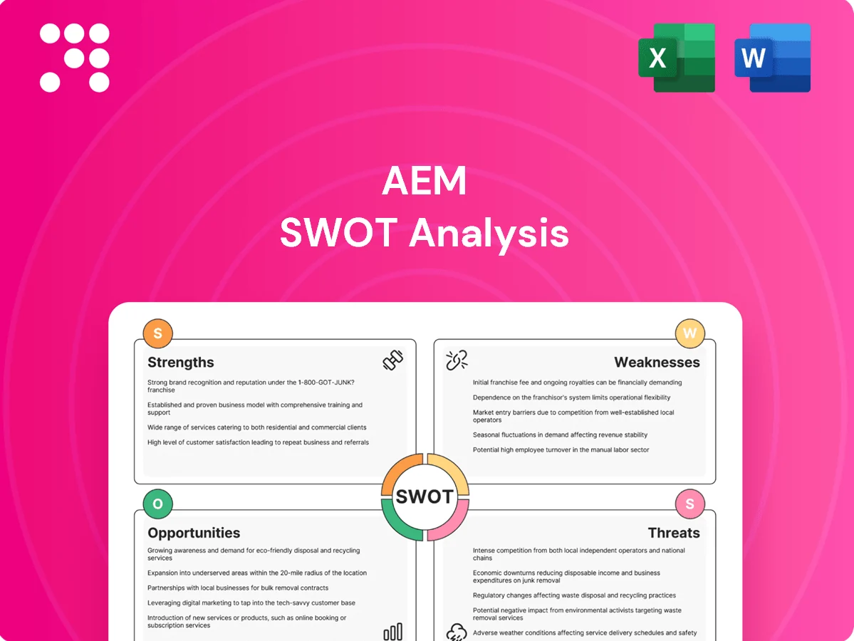 AEM SWOT Analysis