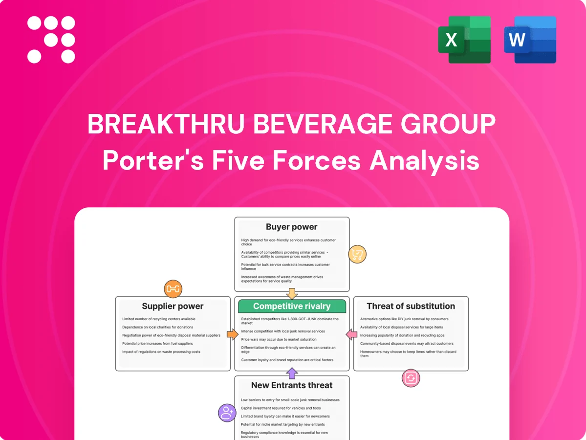Breakthru Beverage Group Porter's Five Forces Analysis