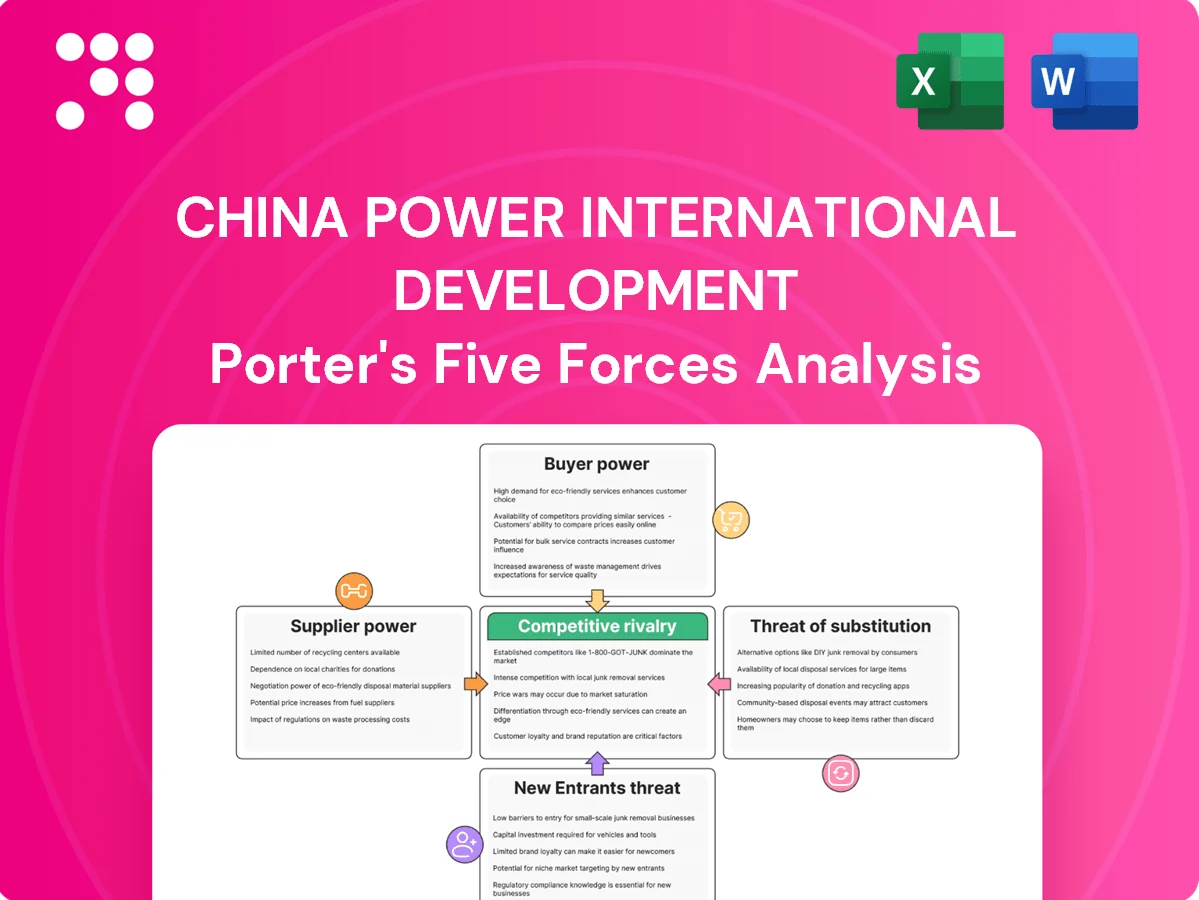 China Power International Development Porter's Five Forces Analysis