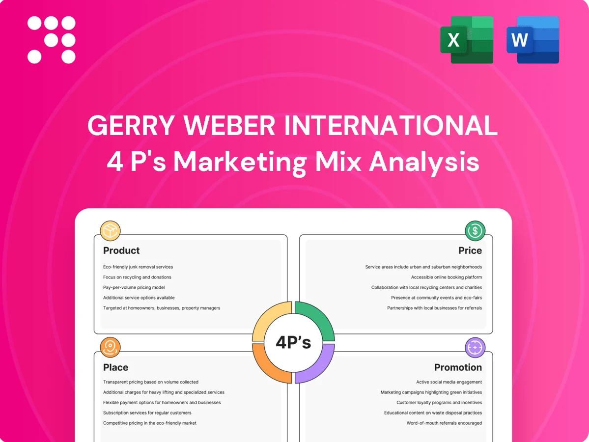 GERRY WEBER International Marketing Mix