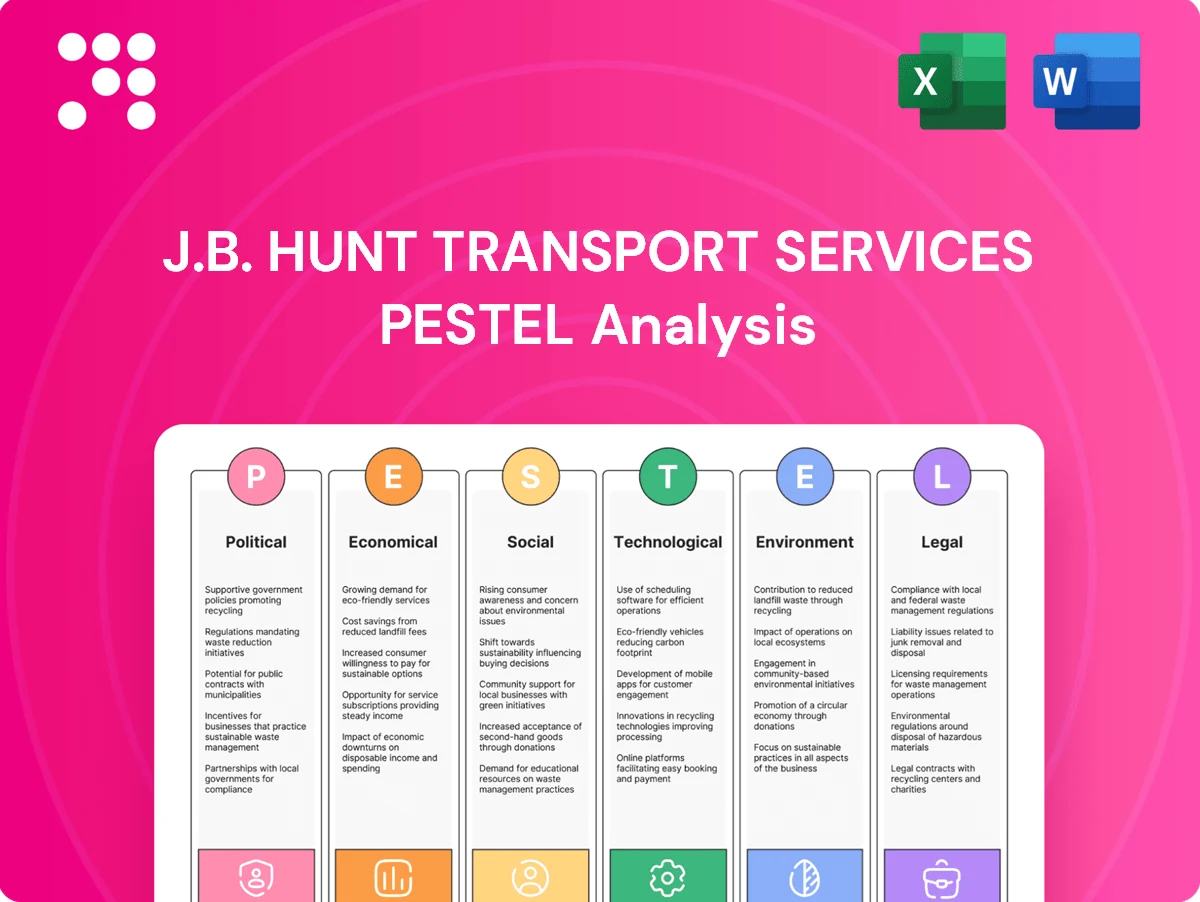 J.B. Hunt Transport Services PESTLE Analysis