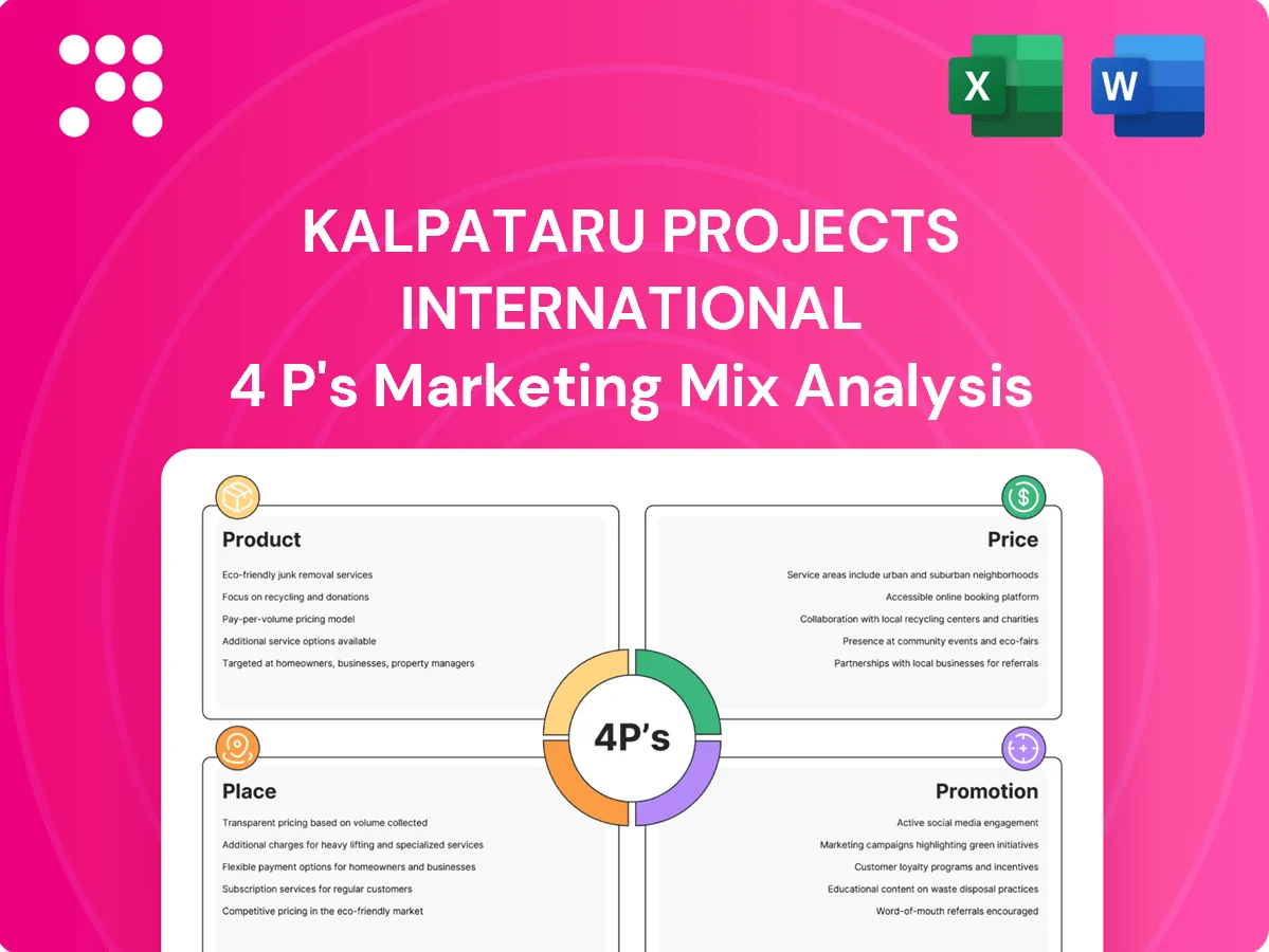 Kalpataru Projects International Marketing Mix