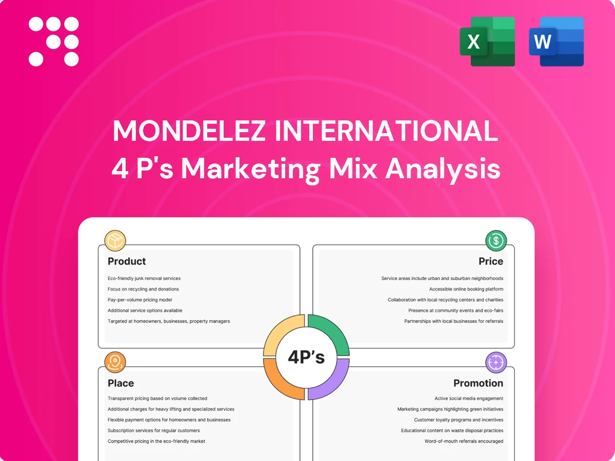 Mondelez International Marketing Mix