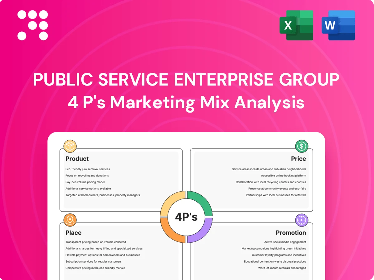 Public Service Enterprise Group Marketing Mix