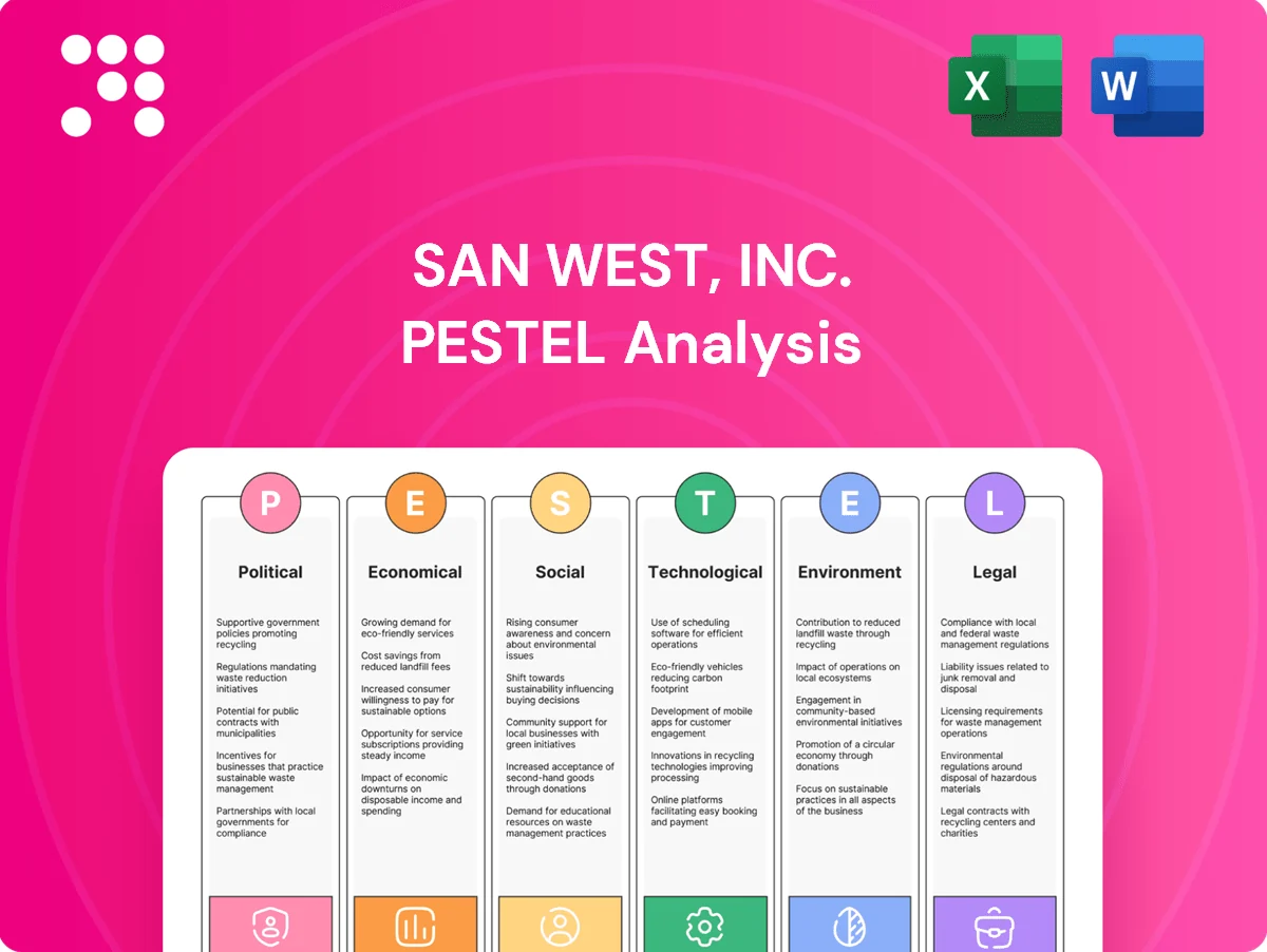 San West, Inc. PESTLE Analysis