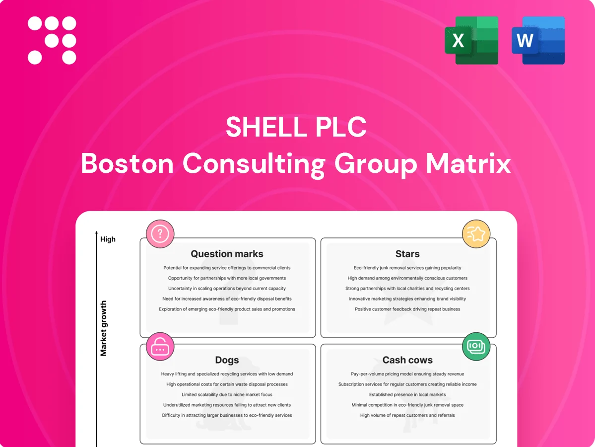 Shell Plc Boston Consulting Group Matrix