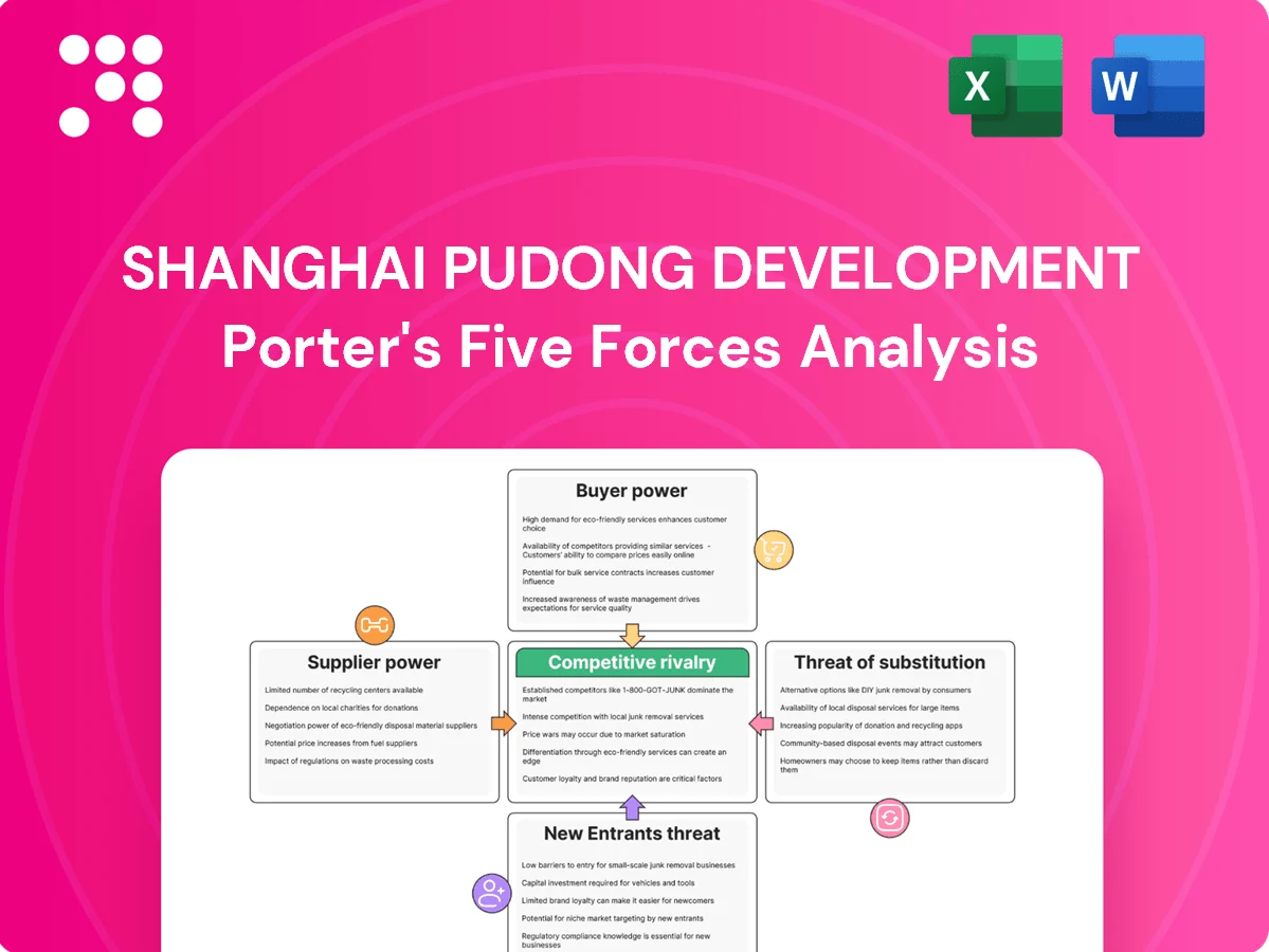 Shanghai Pudong Development Porter's Five Forces Analysis