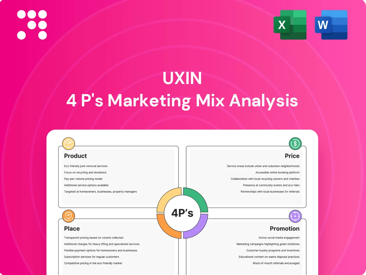 Uxin Marketing Mix